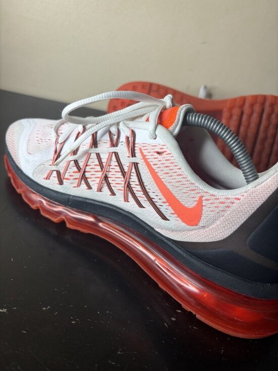 Nike Air Max 2015 Bright Crimson White Men’s Size 10.5 Sneakers 698902-106 main image 8